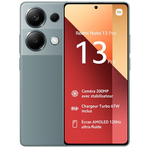 Xiaomi Redmi Note 13 Pro - 12/512GB - Vert État correct - N/A reconditionné disponible sur Fnac
