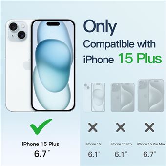 Apple iPhone 15 Plus Silicone MagSafe Winter Blue 194253939757