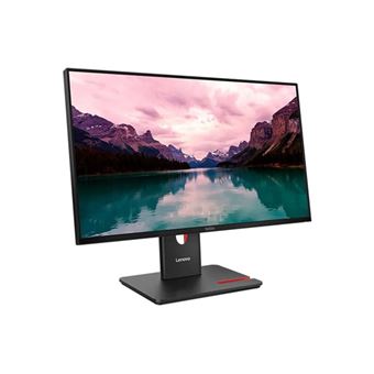 Lenovo ThinkVision T24-40 - Écran LED - 24" (23.8" visualisable) - 1920 x 1080 Full HD (1080p) @ 120 Hz - IPS - 250 cd/m² - 1500:1 - 4 ms - HDMI, VGA, DisplayPort - noir corbeau