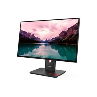 Lenovo ThinkVision T24-40 - Écran LED - 24" (23.8" visualisable) - 1920 x 1080 Full HD (1080p) @ 120 Hz - IPS - 250 cd/m² - 1500:1 - 4 ms - HDMI, VGA, DisplayPort - noir corbeau