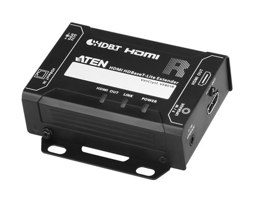 Aten Technology Noir Aten Ve801r Extension Audio/Video Récepteur Av