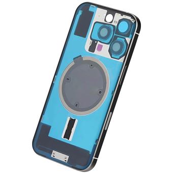 Châssis iPhone 16 Pro avec Vitre arrière de remplacement Clappio Blanc - 1