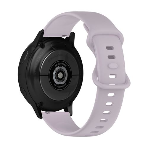 Avizar Bracelet Pour Samsung Galaxy Watch Active 2 40Mm Silicone Lisse Lavande - Image 3