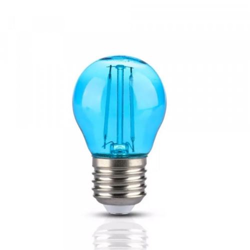 Ampoule LED E27 Filament 2W G45 Bleu - SILAMP