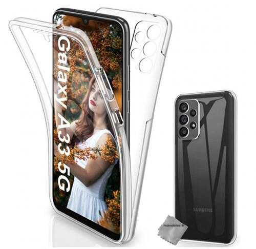 4€ sur Housse etui coque silicone gel fine Samsung Galaxy A33 5G + verre  trempe - NOIR - htdmobiles - Coque et étui téléphone mobile - Achat & prix