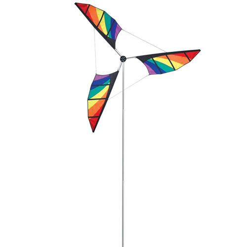 Grande éolienne - Premier Kites - Arc en ciel - Décoration Jardin 9,5