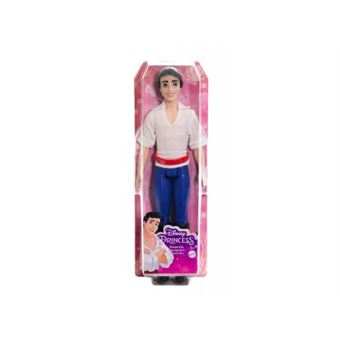 Poupee mannequin eric  le prince de la petite sirene ariel - disney princess - tenue classique du dessin anime - set jouet fille + carte - 1