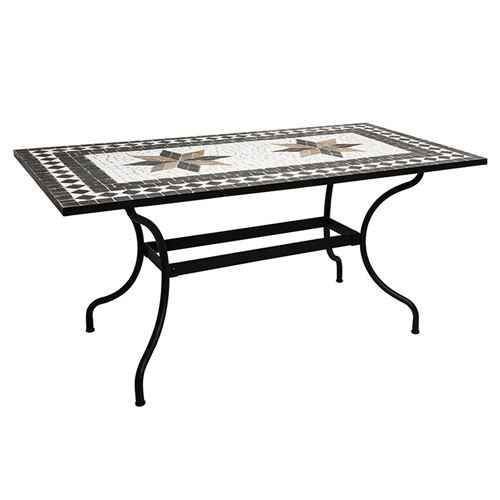 ATMOSPHERA - Table à manger Kipos - Noir - Image 2