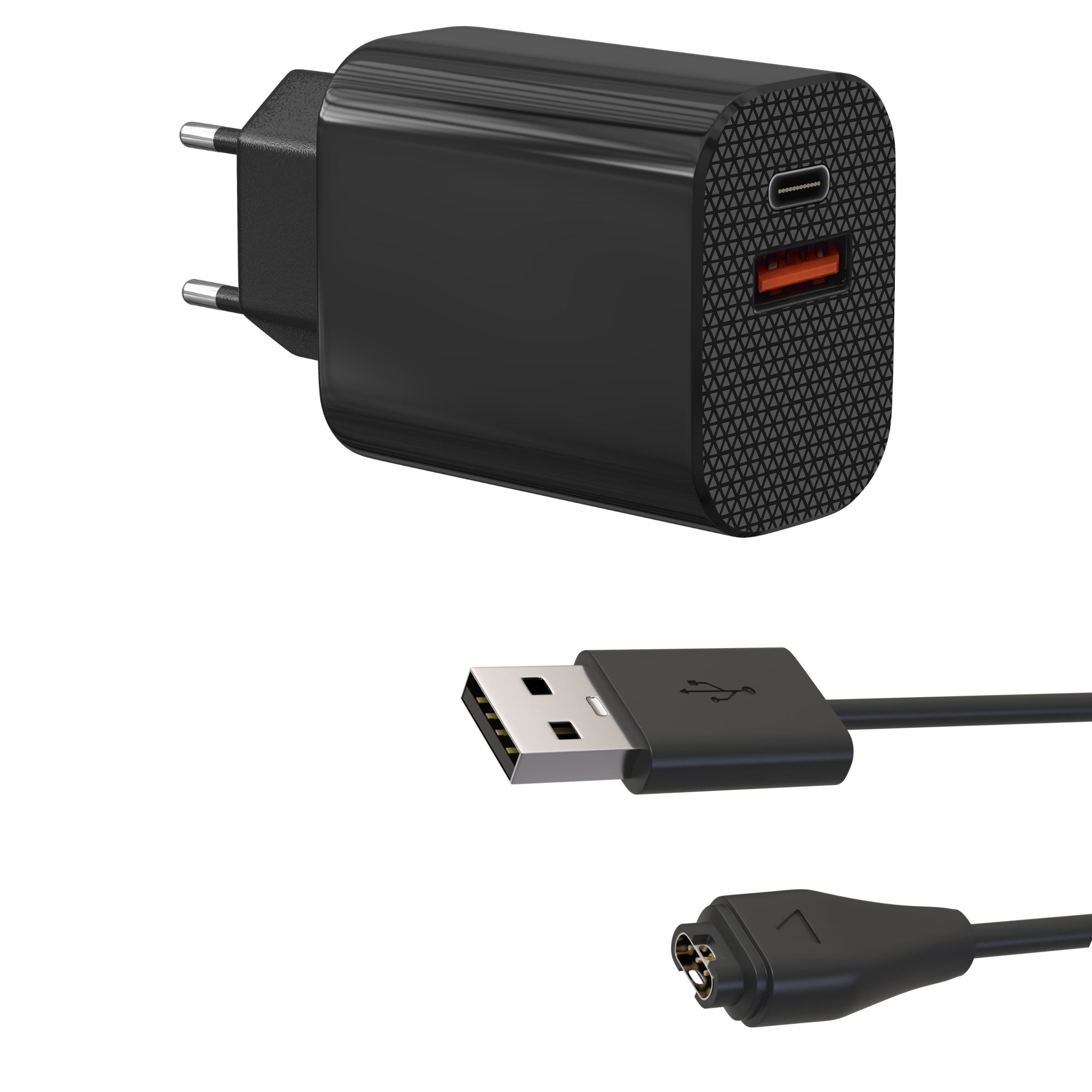 Chargeur Cable Usb-c Compatible Avec Garmin Fenix 8 E 7 7S 7X Forerunner 970 935 945 955 965 570 55 265 245 165 Approach S40 S44 S50 S60 S70 X10 Quatix 7 Vivoactive 6 Vivomove 3 3S Instinct 3 Lily 2