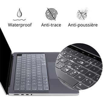 Protection clavier pour Macbook Air 13 (13,3) Silicone transparent