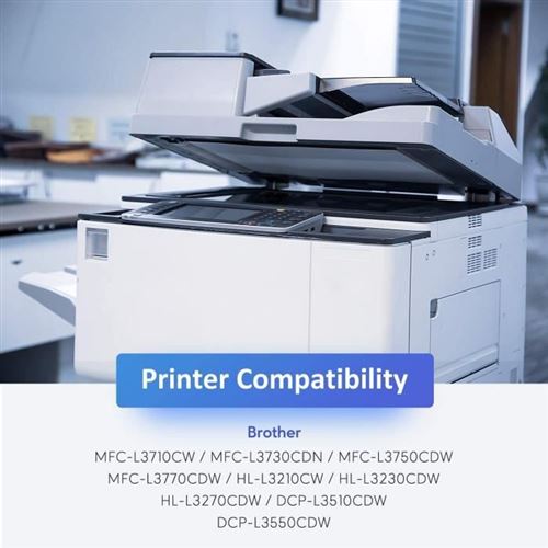 Toner compatible avec Brother TN247 pour Brother DCP-L3510CDW DCP