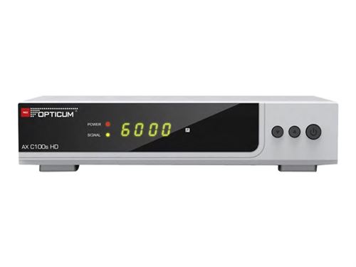 Opticum AX C100s HD - DVB-C ontvanger - zilver