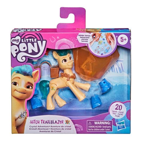 My Little Pony - A New generation - Aventure de cristal - F3606 - Figurine articulée 7.5cm + accessoires - Hitch Trailblazer