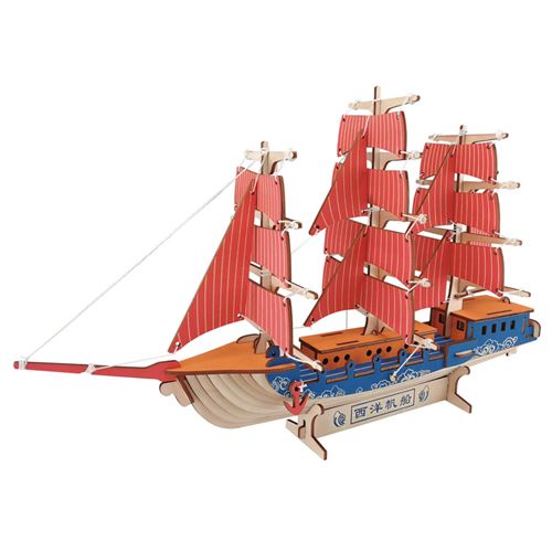 Puzzle 3D 77 pièces - Voile de l'Ouest