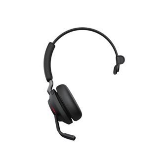 Jabra Evolve2 65 UC Mono - Micro-casque - sur-oreille - convertible - Bluetooth - sans fil - USB-A - isolation acoustique - noir - avec support de chargement - 1