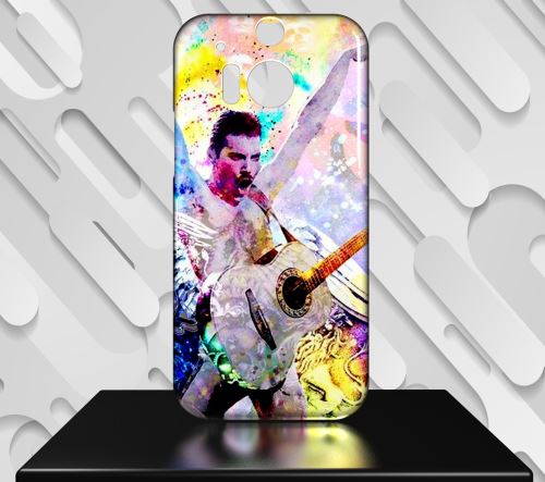 Coque Design HTC ONE M8 QUEEN - FREDDIE MERCURY - Réf 01
