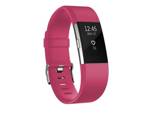 Bracelet Inkasus en TPE rose pour Fitbit Charge 2