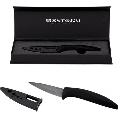 Couteau à peler 8 cm en céramique - Santoku