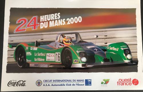 24H du Mans - 2000 - Peugeot - AFFICHE