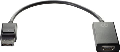hp inc. displayport to hdmi true 4k adapter noir