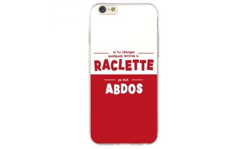 Coque souple pour Apple iPhone 6S avec impression Motifs raclette ça fait abdos