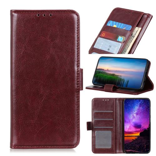 Etui en PU Cheval fou marron pour Apple iPhone 5.8 pouces (2019)