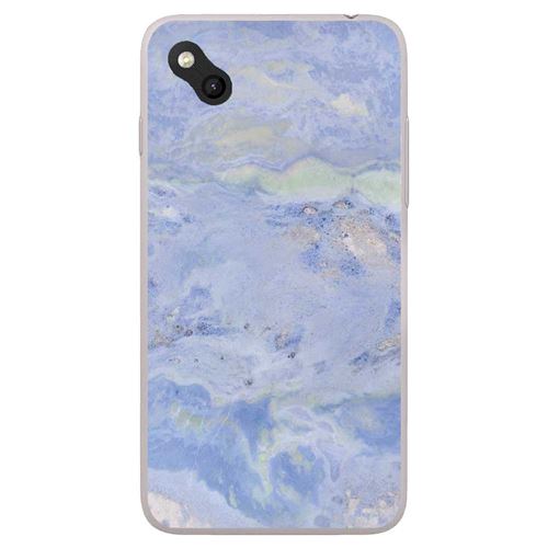 Coque en silicone Wiko Sunny - Marbre Bleu
