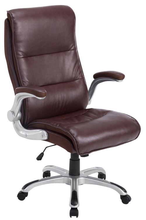 Fauteuil de bureau BIG Villach Similicuir , Bordeaux