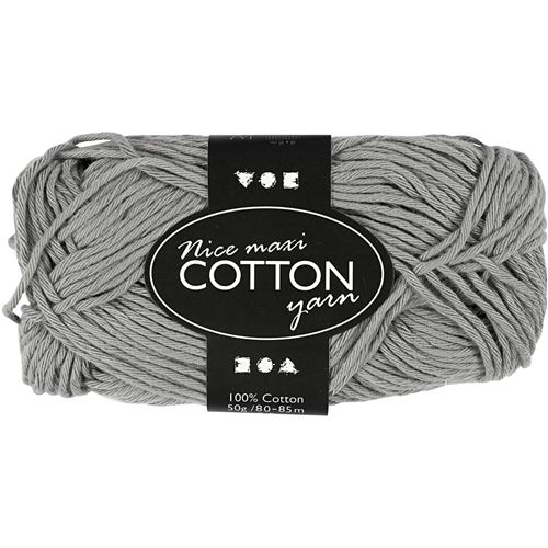 Creotime cordon en coton 85 m gris