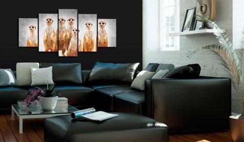 Tableau - Meerkats .Taille : 100x50