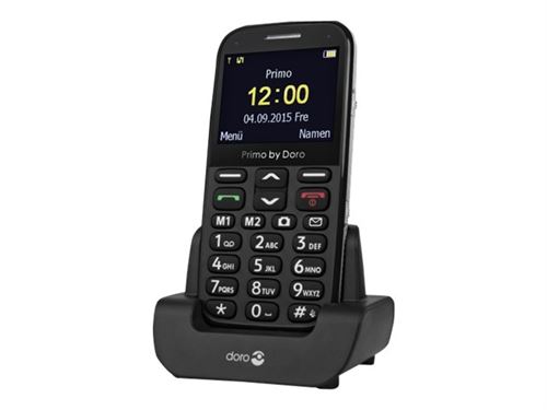 DORO Primo 366 - Mobiele telefoon - 320 x 240 pixels - TFT - 0,3 MP - zwart