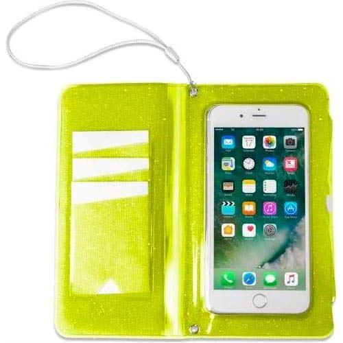 Celly Splash 15,8 cm (6.2) de Protection Portefeuille Jaune – Housses pour téléphones Mobiles (Protection Portefeuille, Universel, 15,8 cm (6.2), Jaune)