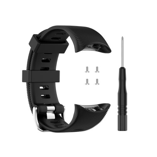 Bracelet Sport en silicone remplacement pour Garmin Forerunner 45 / 45S - Noir