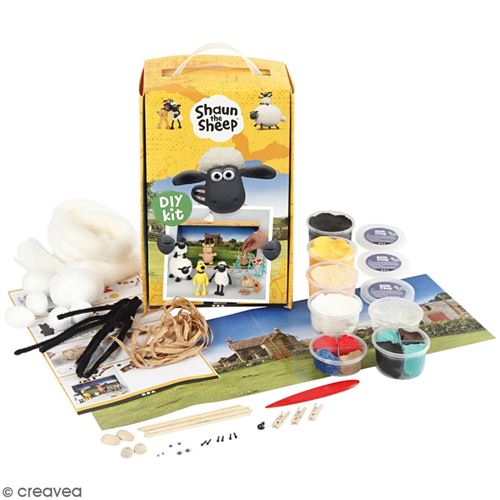 Kit activité enfant - Modelage Ferme de Shaun le mouton