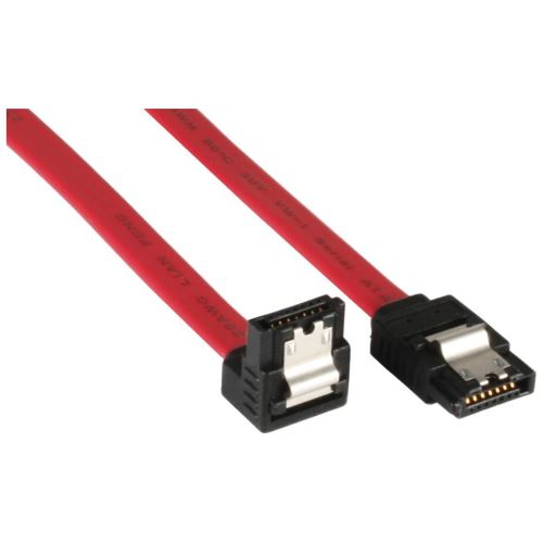 InLine - SATA-kabel - SATA naar SATA - 30 cm - 90° connector
