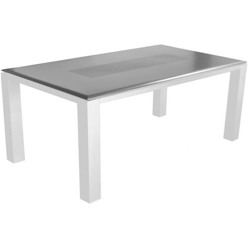 Proloisirs - Table de jardin Florence 180 cm gris