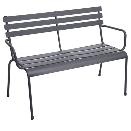 Banc extérieur Greensboro graphite Hespéride