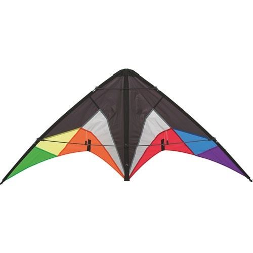 HQ Kites flyer double Quickstep II Black Rainbow 135 cm