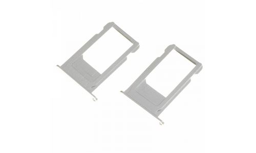 Tiroir carte-sim aluminium silver pour iPhone 6s
