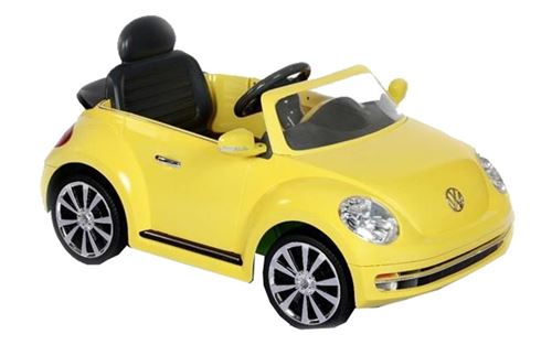 Rollplay Volkswagen Coccinelle véhicule batterie 6 Volt jaune