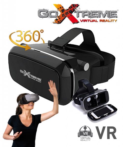Lunettes réalité virtuelle goxtreme vr glasses - noir