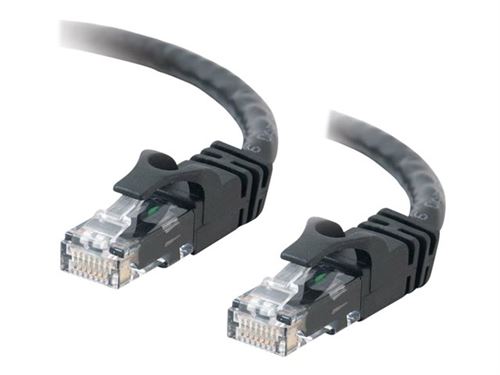 C2G Cat6 Booted Unshielded (UTP) Network Patch Cable - cordon de raccordement - 20 m - noir