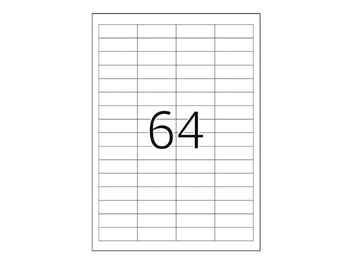 Herma 4226 &Eacute;tiquettes correction/couverte 48,3 x 16,9 A4 Blanc
