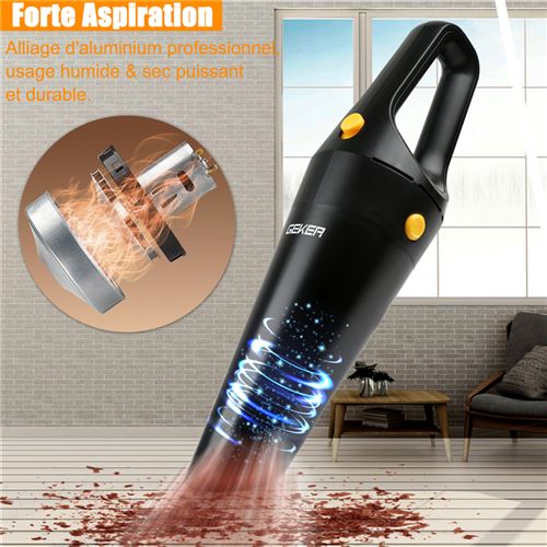 Geker Aspirateur A Main Sans Fil 5kpa Aspirateur Voiture Portaif Puissant 5 En 1 Mini Aspirateur Rechargeable 120w Batterie Lithium 14 8v 2500mah Humide Sec Pour Maison Voiture Table Bureau Canape Aspirateur A Main Achat