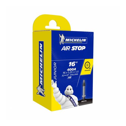 Chambre a air velo 400a michelin h3 valve presta 36mm 85g