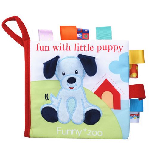 Livre d'éveil pour Bébé en Tissu jeu de cerveau 3D animal - Couleur 027