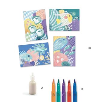 Feutres pinceaux Sous ma mer