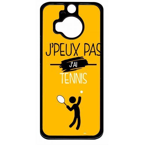 Coque htc m9+ plus j peux pas j ai tennis 5