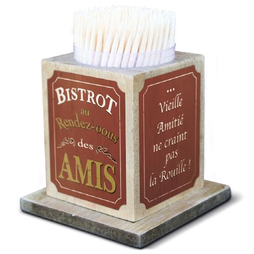 Présentoir à cure-dents Bistrot des Amis