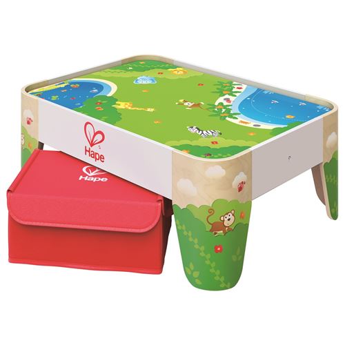 Table De Jeux En Bois Hape Circuit Et Accessoires Train En Bois
